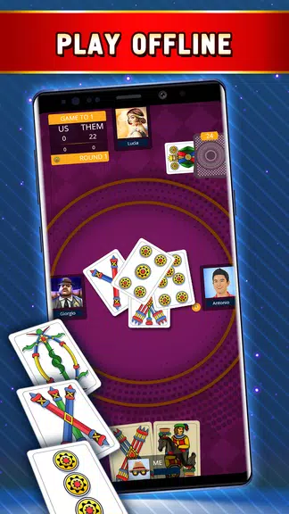 Briscola Offline - Card Game 螢幕截圖 3