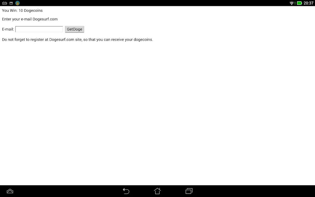 ScratchDogecoin Captura de pantalla 2