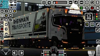 Euro Truck Driving Games 3D 螢幕截圖 3