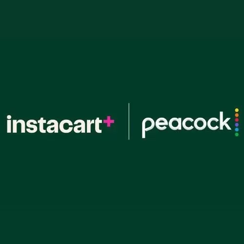 Peacock streaming with Instacart