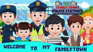 My Family Town - City Police স্ক্রিনশট 0
