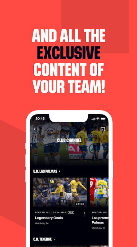 LaLiga+ Live Sports Zrzut ekranu 1