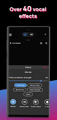 Voloco: Auto Vocal Tune Studio Zrzut ekranu 3