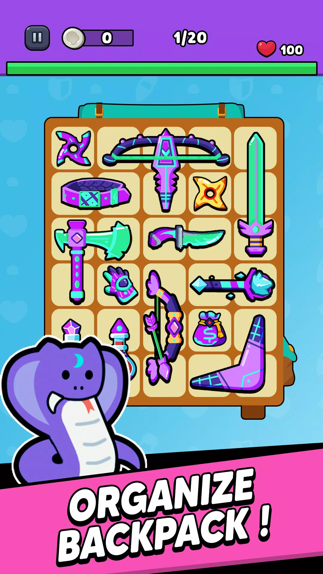 Backpack Rush 螢幕截圖 2