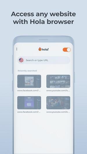 Hola VPN Mod Captura de pantalla 1