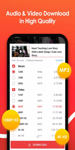 VidMate Mod 螢幕截圖 1