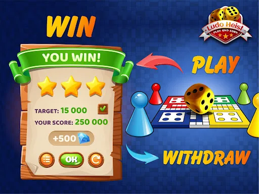 Ludo Heist - Lodo Dice Games 螢幕截圖 0