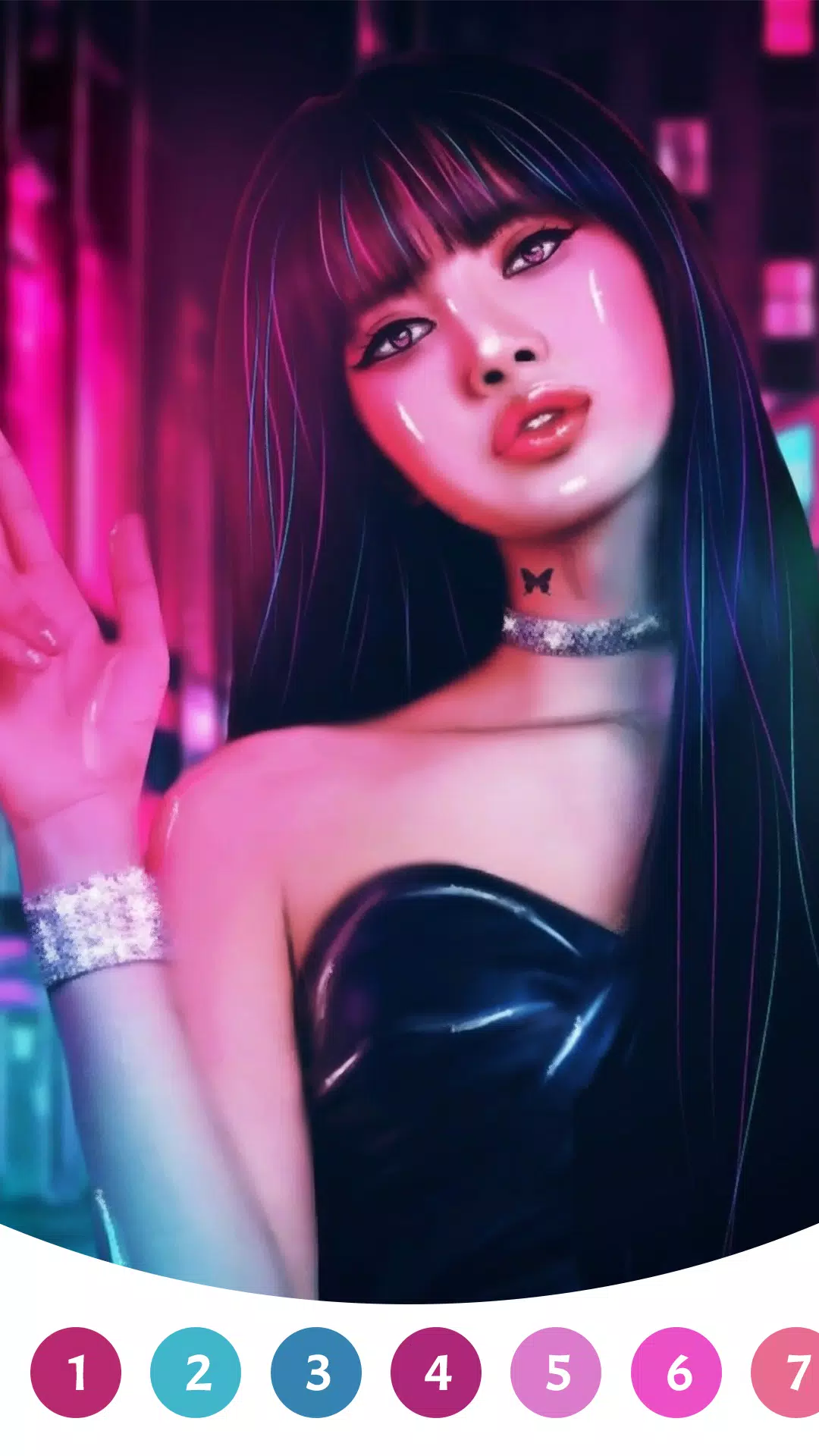 BlackPink Paint by Number 螢幕截圖 0