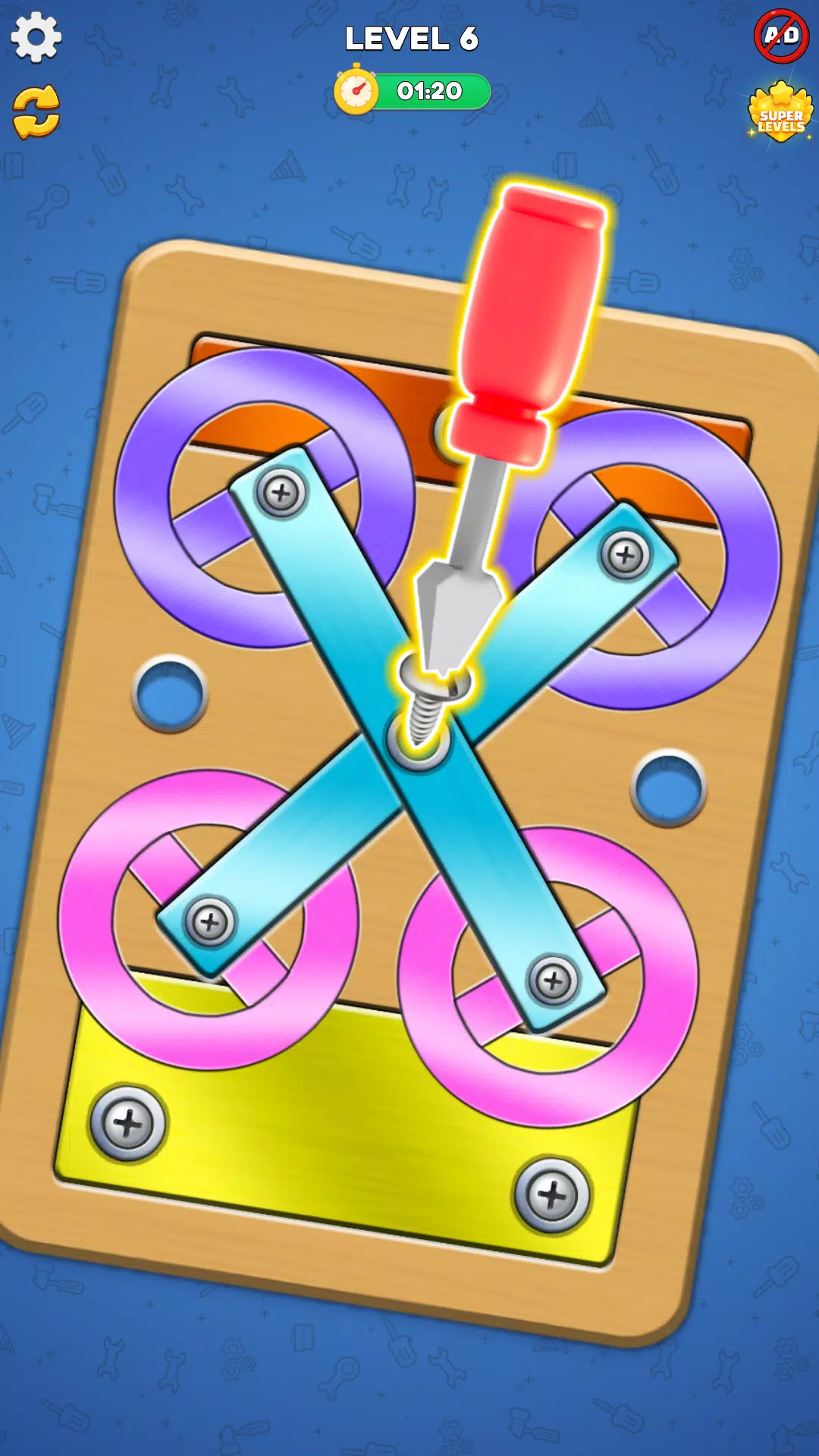 Screw Nuts and Bolts Puzzle 螢幕截圖 3