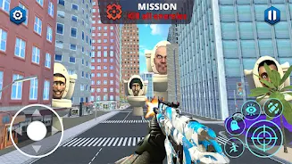 Toilet FPS Shooting: Skibd War स्क्रीनशॉट 0