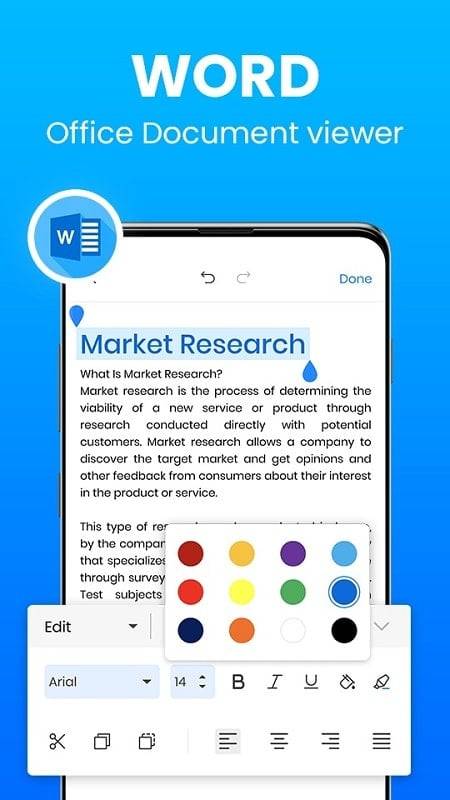 Docx Reader - PDF, XLSX, PPTX Screenshot 2