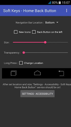 Soft Keys - Home Back Button 螢幕截圖 0