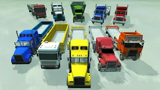 Transporter Truck Driving 3D 螢幕截圖 3