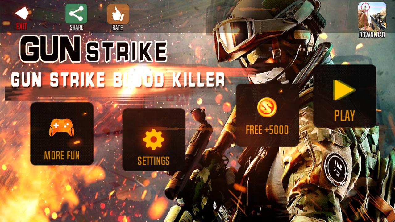 Gun Strike Shoot Killer Capture d'écran 0