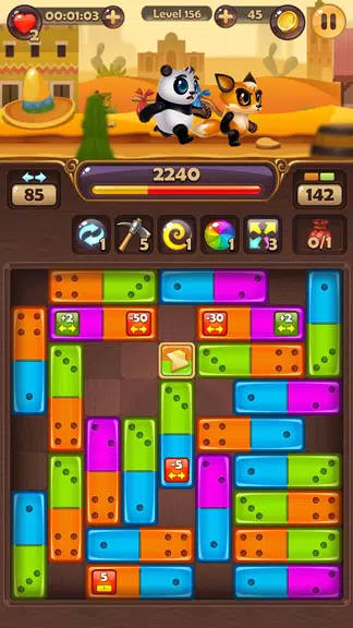 Pandamino - Color Slide Puzzle 螢幕截圖 2