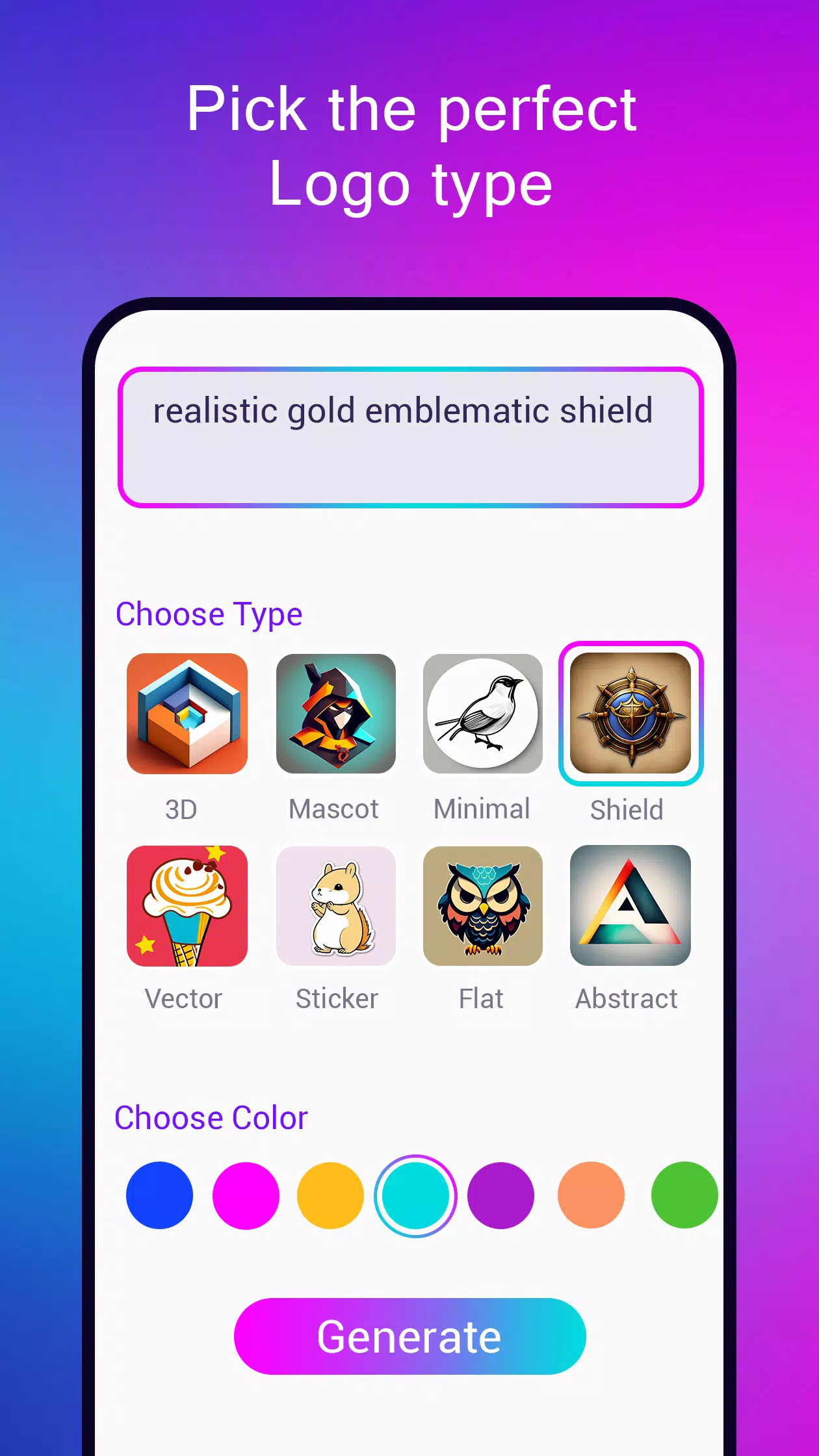 Logo maker AI Logo generator Screenshot 2
