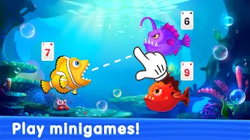 Solitaire TriPeaks: Aquarium Schermafbeelding 1
