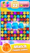 Jelly Jam Crush- Match 3 Games ဖန်သားပြင်ဓာတ်ပုံ 0