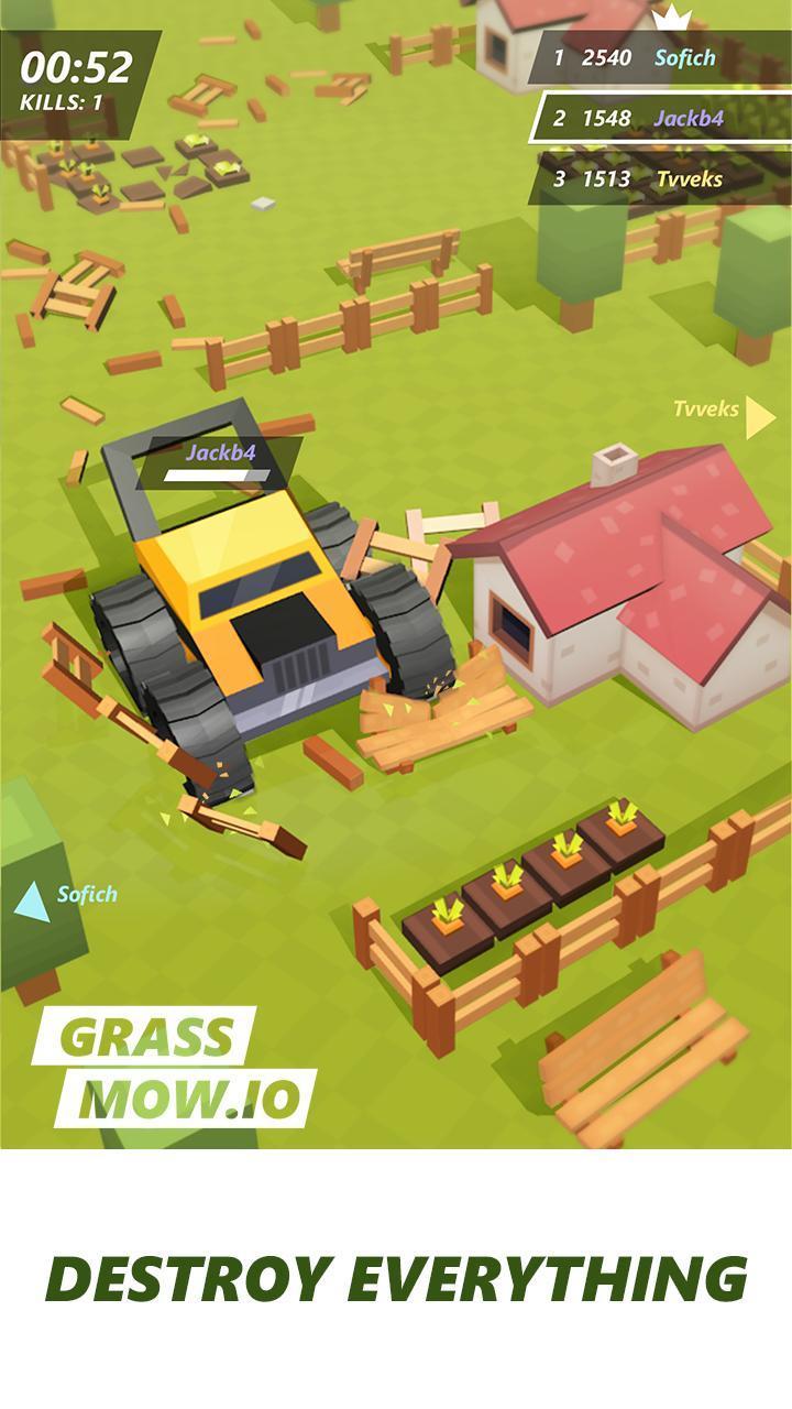 Grass mow.io - survive 螢幕截圖 1