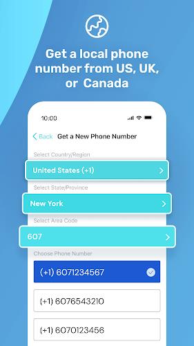 PingMe Second Phone Number App ဖန်သားပြင်ဓာတ်ပုံ 2