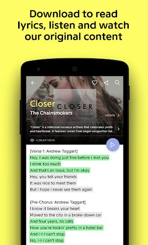 Genius — Song Lyrics Finder 螢幕截圖 1