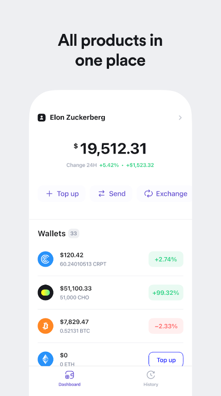 SPACE iZ Wallet 螢幕截圖 3