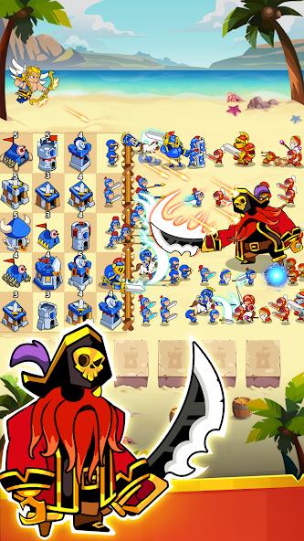 Save The Kingdom: Merge Towers 螢幕截圖 1