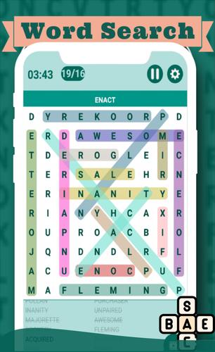 Classic Word Search Puzzle 螢幕截圖 0