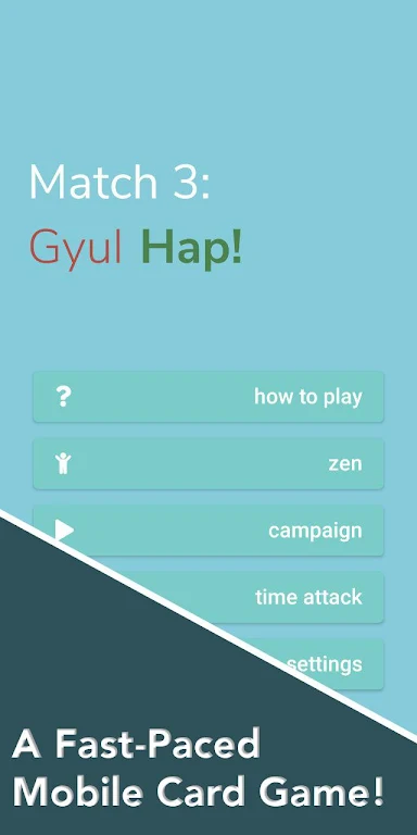 Match 3 Card Game - Gyul Hap 스크린샷 0