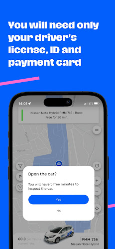 RideNow - carsharing 螢幕截圖 3