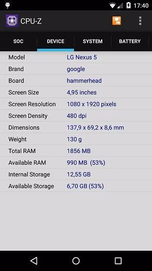 Schermata CPU Z 1