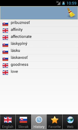 Slovak bestdict 螢幕截圖 2