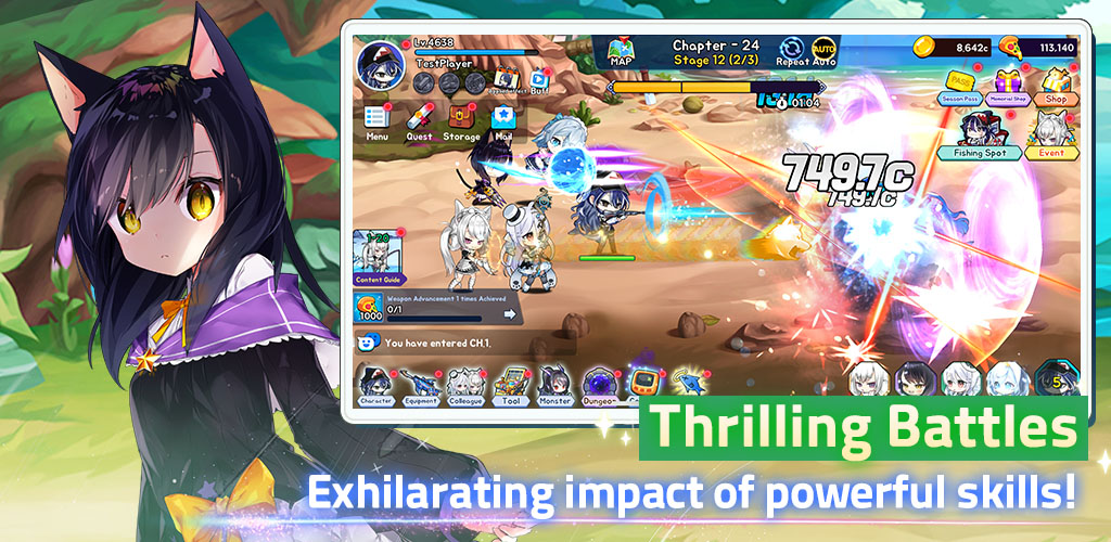 SHARK GIRLS : IDLE RPG Mod应用截图第3张