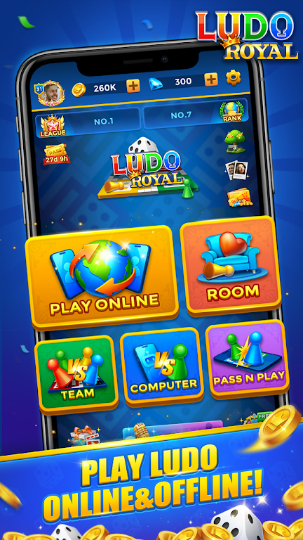Ludo Royal - Happy Voice Chat 螢幕截圖 1