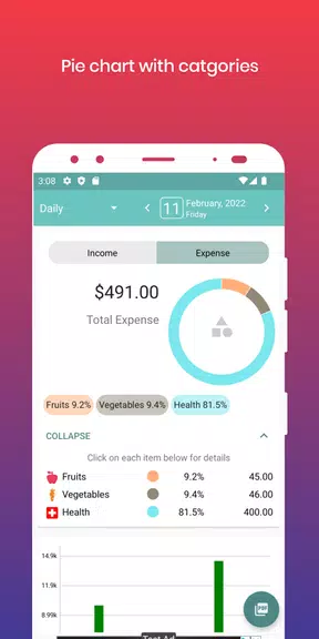 Day-to-day Expenses 螢幕截圖 3