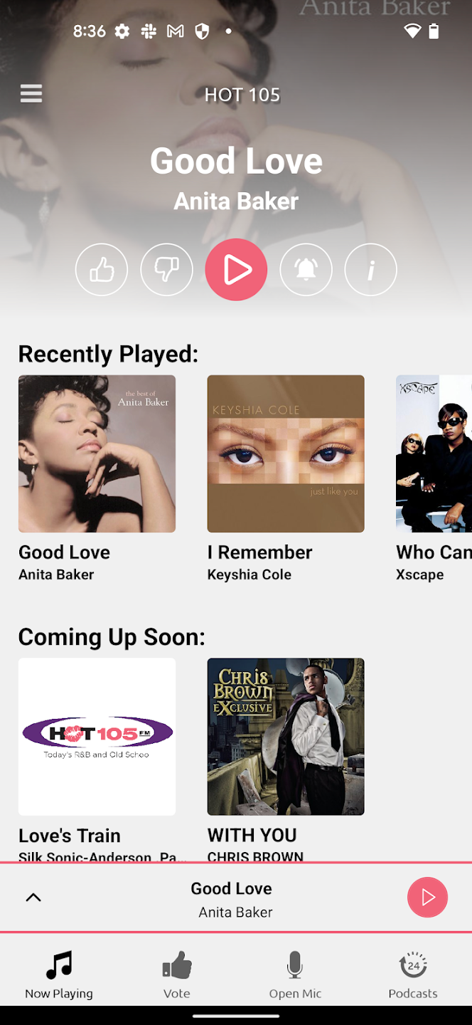 HOT 105 FM Miami 螢幕截圖 1