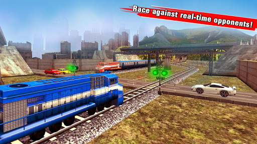 Train Racing Games 3D 2 Player 螢幕截圖 1