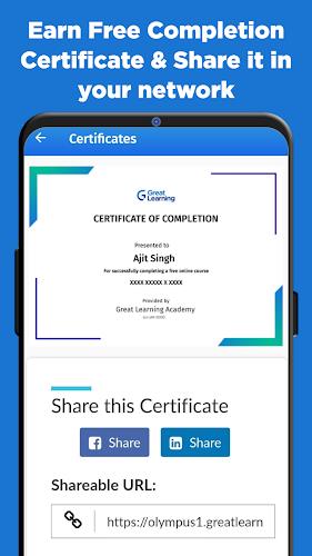 Schermata Great Learning: Online Courses 1
