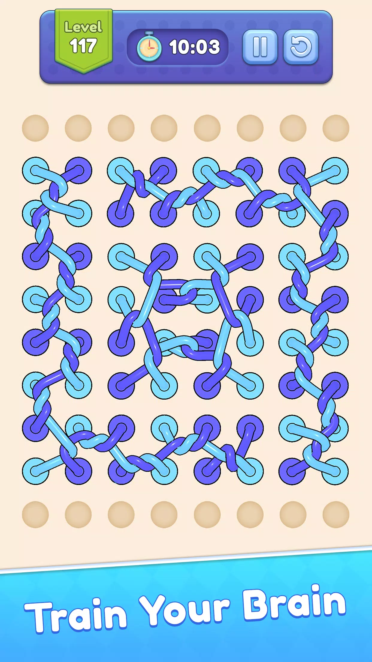 Tangle Out: Rope Puzzle 螢幕截圖 2