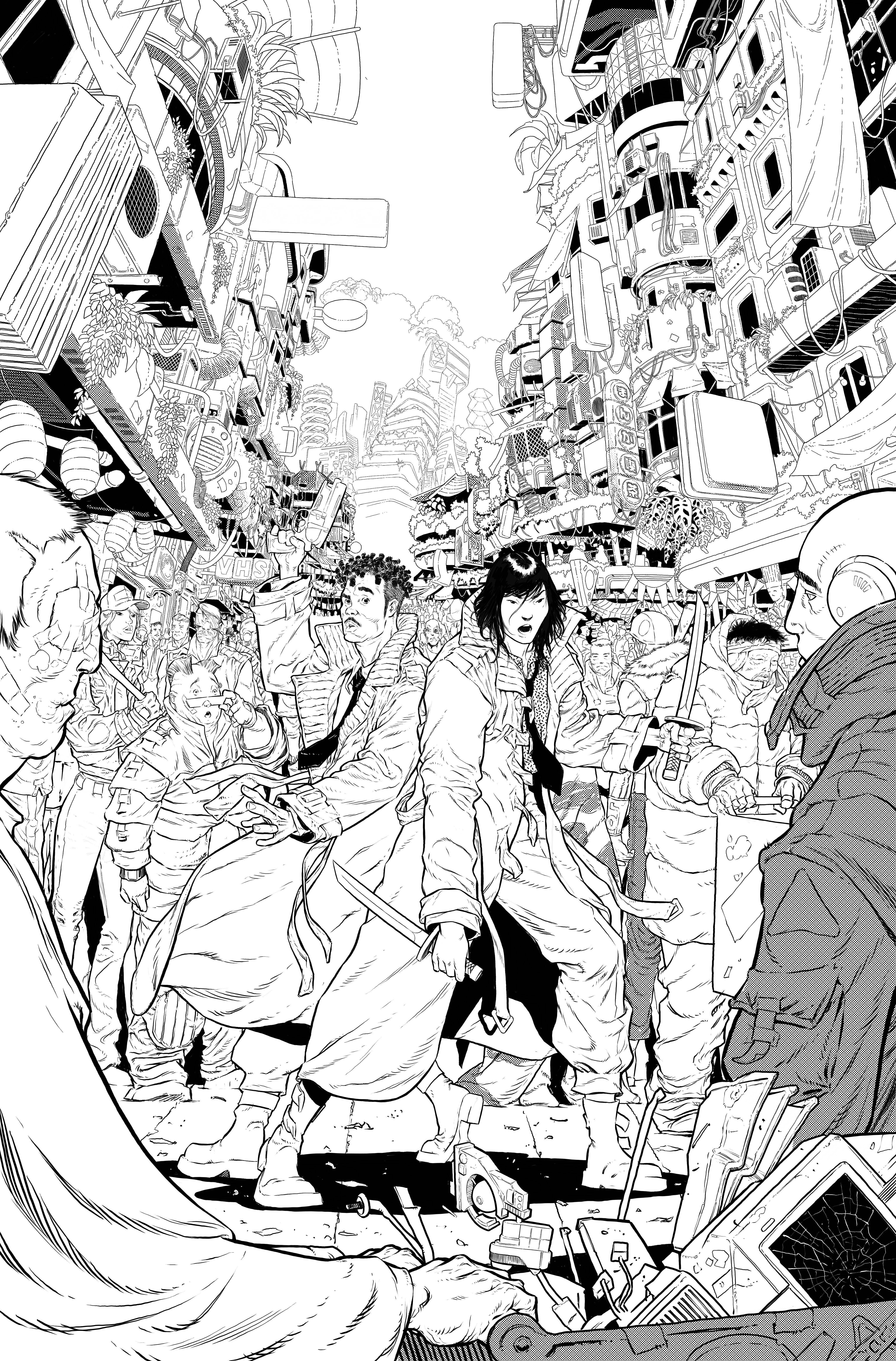 Action sequence storyboards