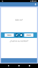 Turkish-Spanish Translator 螢幕截圖 1