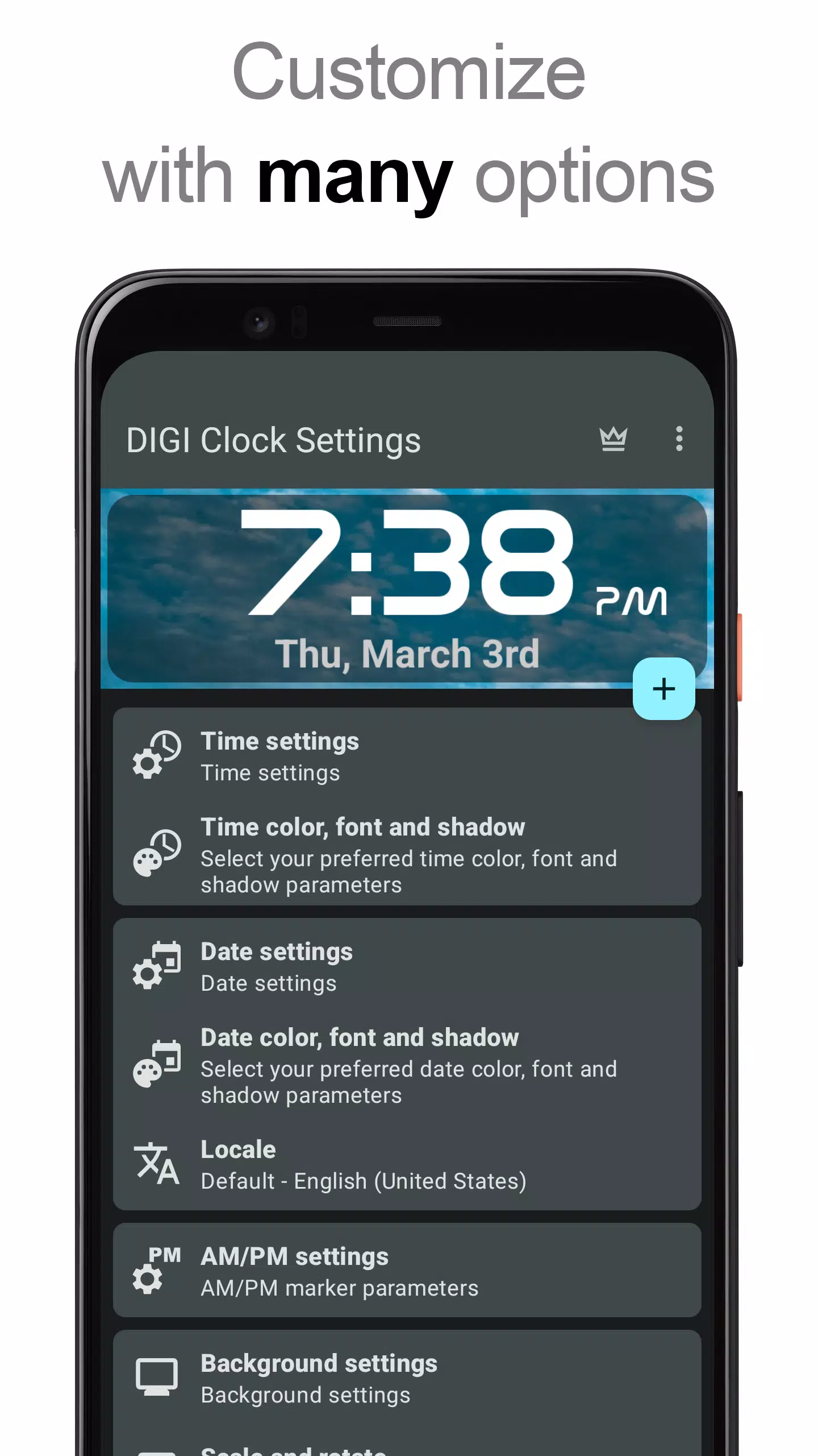 DIGI Clock Widget Zrzut ekranu 2