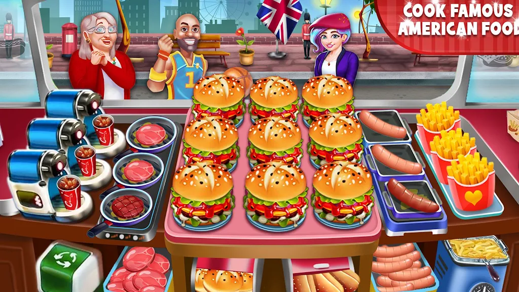 Schermata Food truck Empire Cooking Game 2