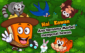 Schermata Marbel Belajar Hewan + Suara 0