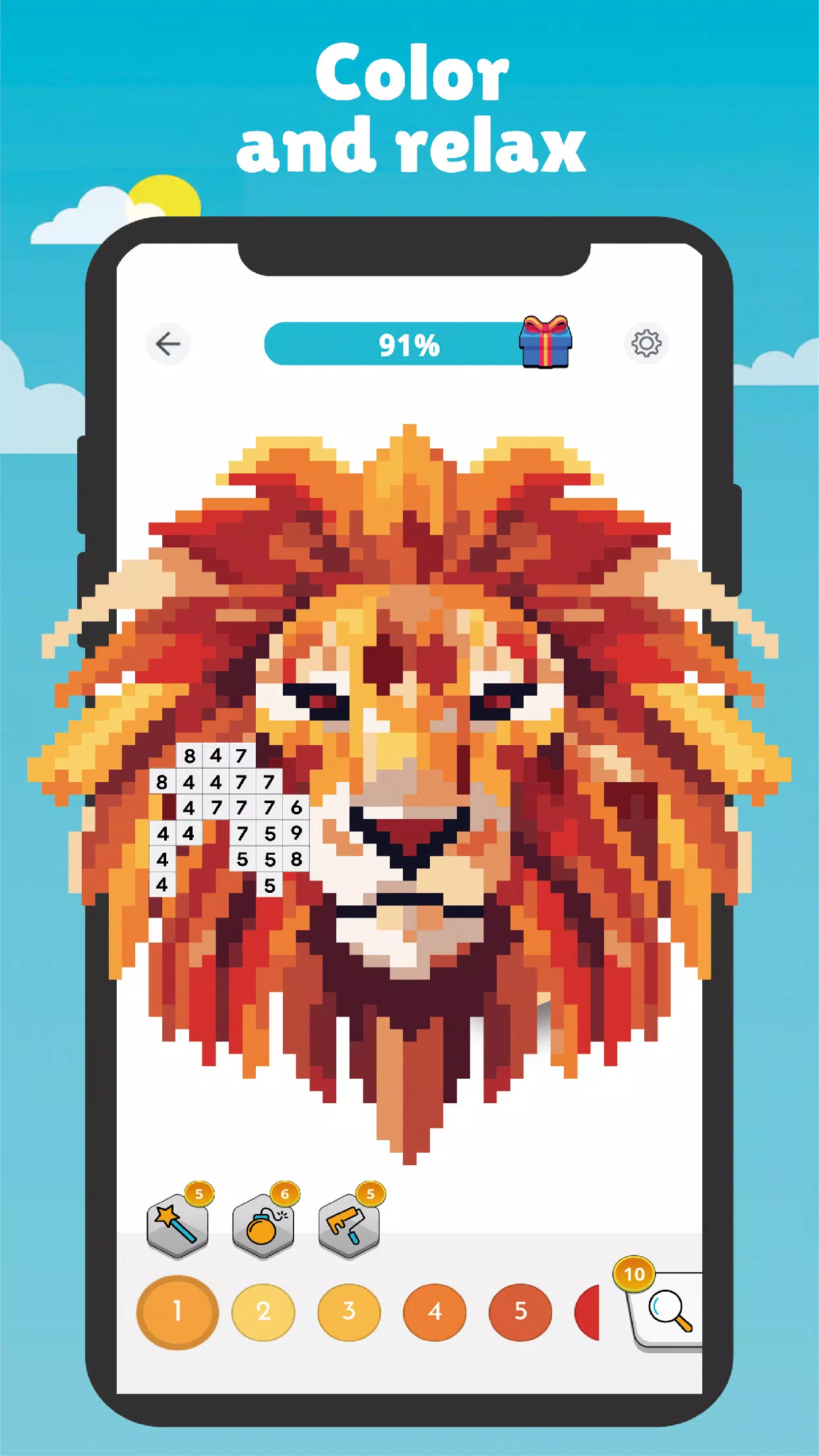 So Pixel Art : Color By Number Schermafbeelding 0