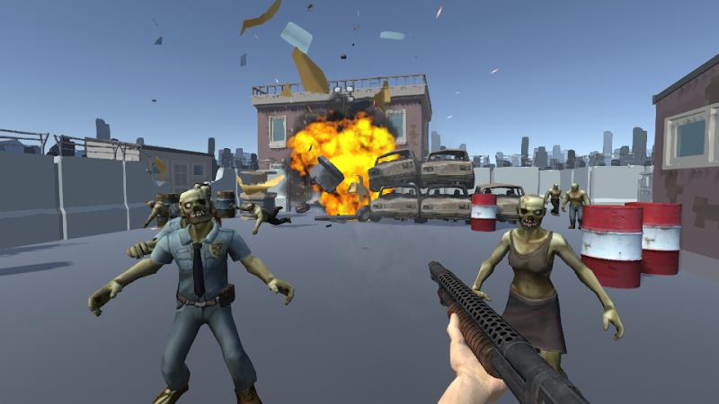 Zombie Shooting 3D Offline 螢幕截圖 1