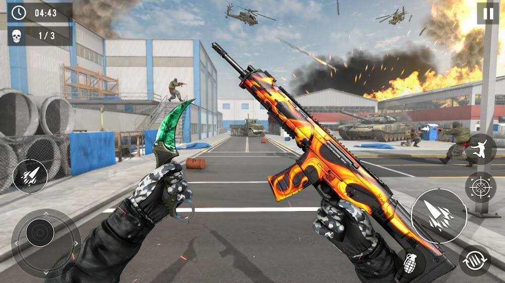 Gun Games Offline Survival 스크린샷 0