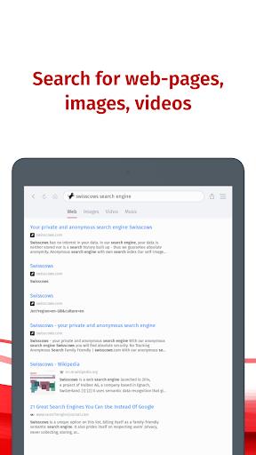 Swisscows Private Search Screenshot 1