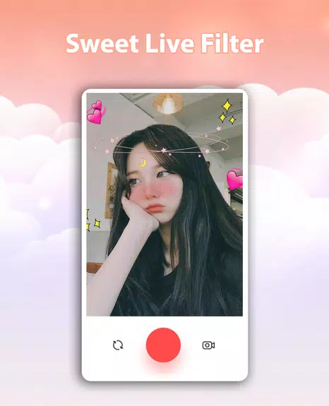 Sweet Live Filter Face Camera 螢幕截圖 1