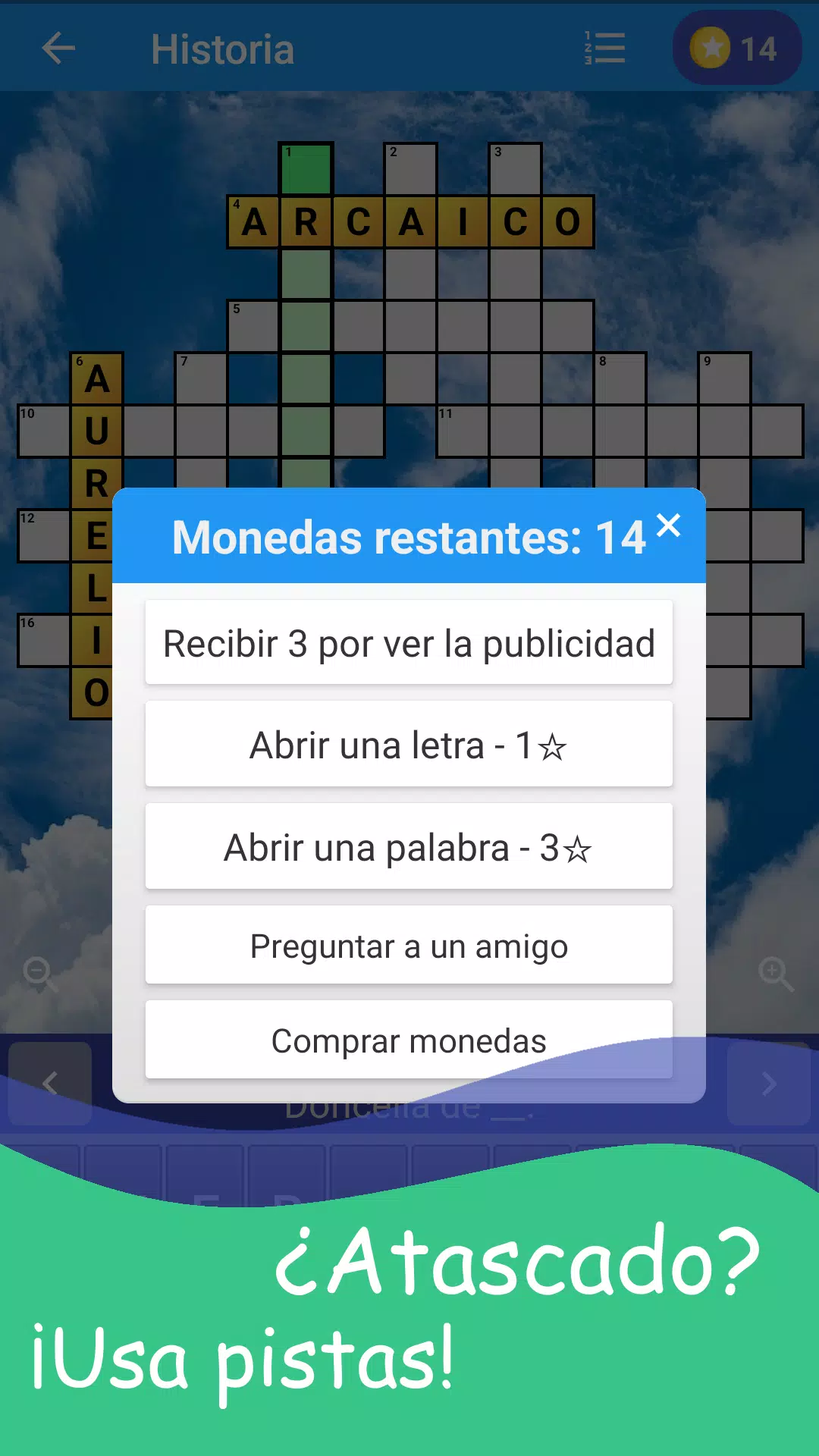 Crucigrama en español 螢幕截圖 3